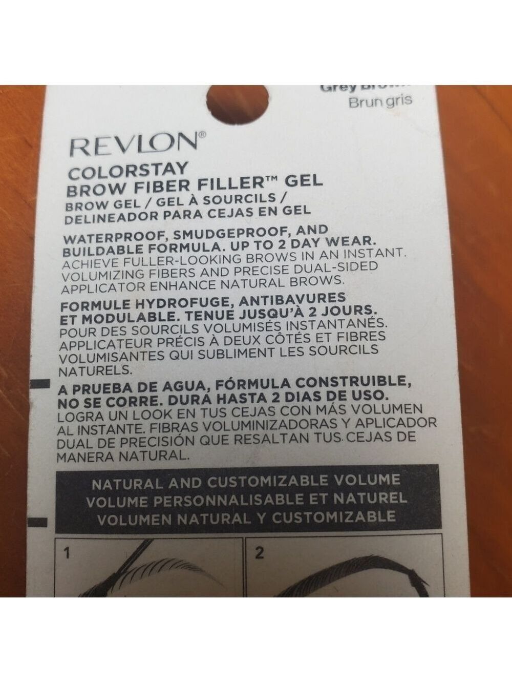 Revlon Colorstay Brow Fiber Filler 304, Gray Brown - Picture 5 of 5